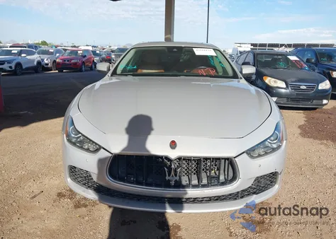 2017 Maserati Ghibli S из США, поврежденный, VIN ZAM57RSA9H1195609